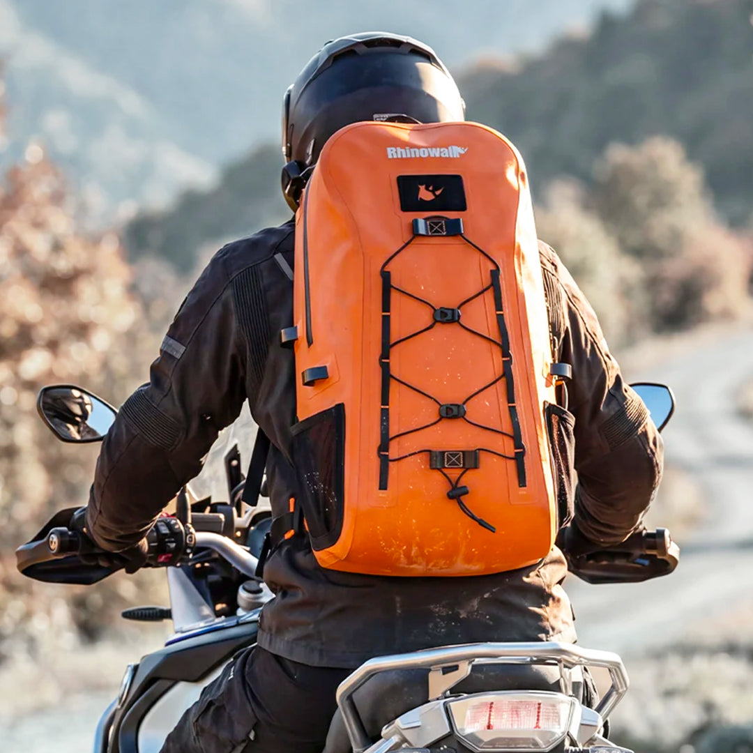 Rhinowalk MBB3002 Waterproof Motorcycle Backpack 26L Orange