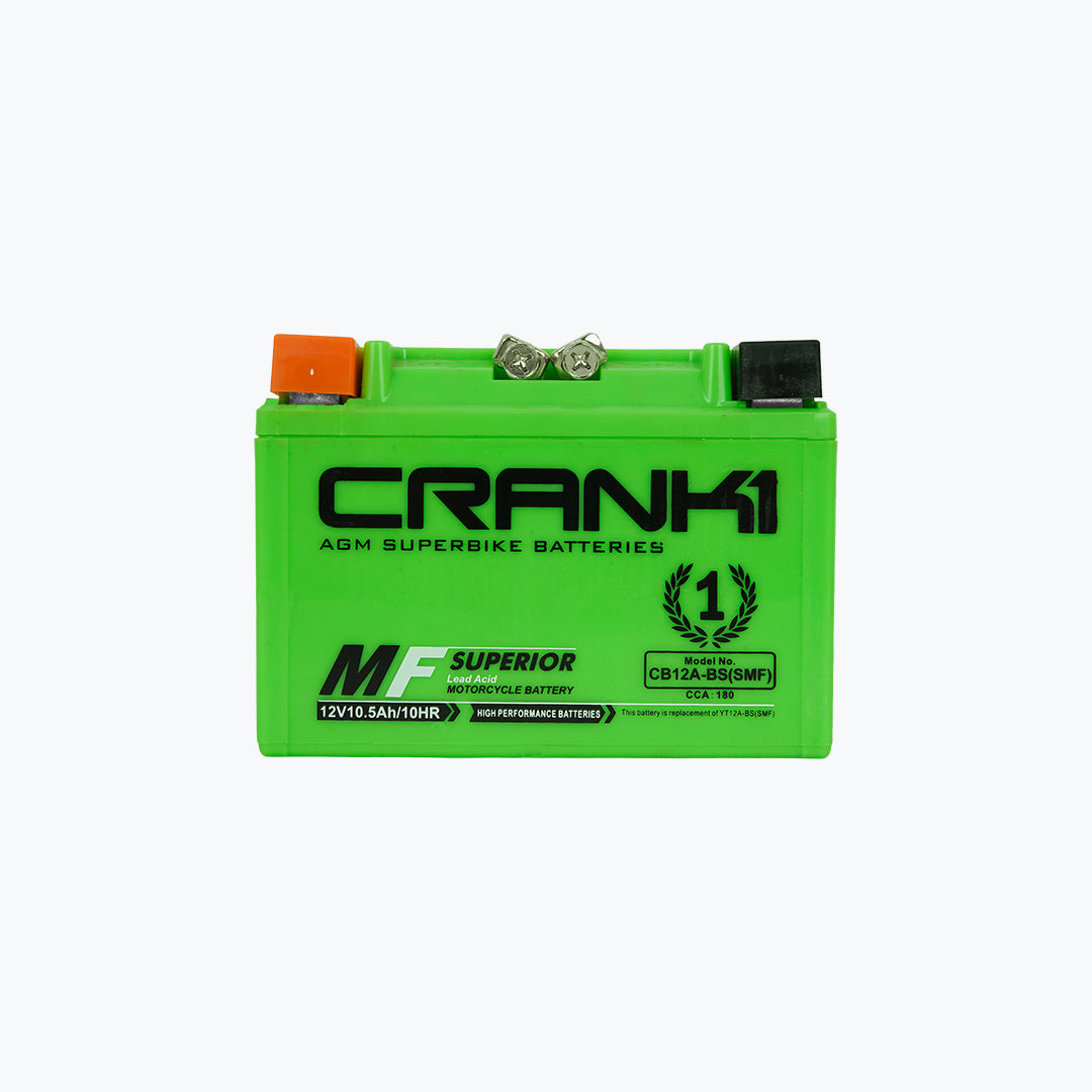 CRANK1 CB12A-BS SMF Motorcycle Battery