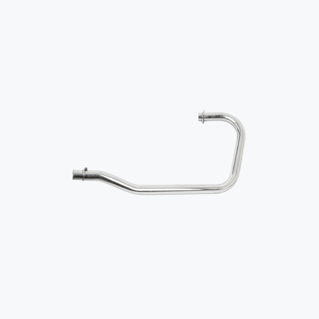SSP Super Meteor 650 Free Flow Bend Pipe Silver