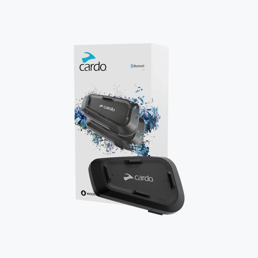 Cardo Spirit HD SPRT0002 Bluetooth Motorcycle Intercom System Single