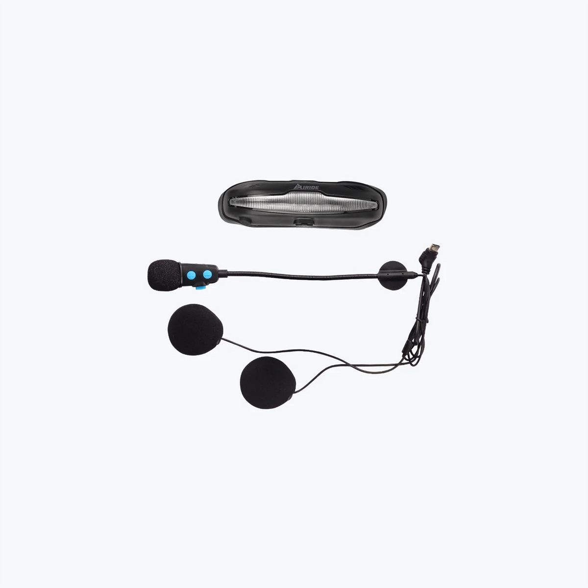 AI Ride R5 Bluetooth Helmet Communication System with Helmet LED