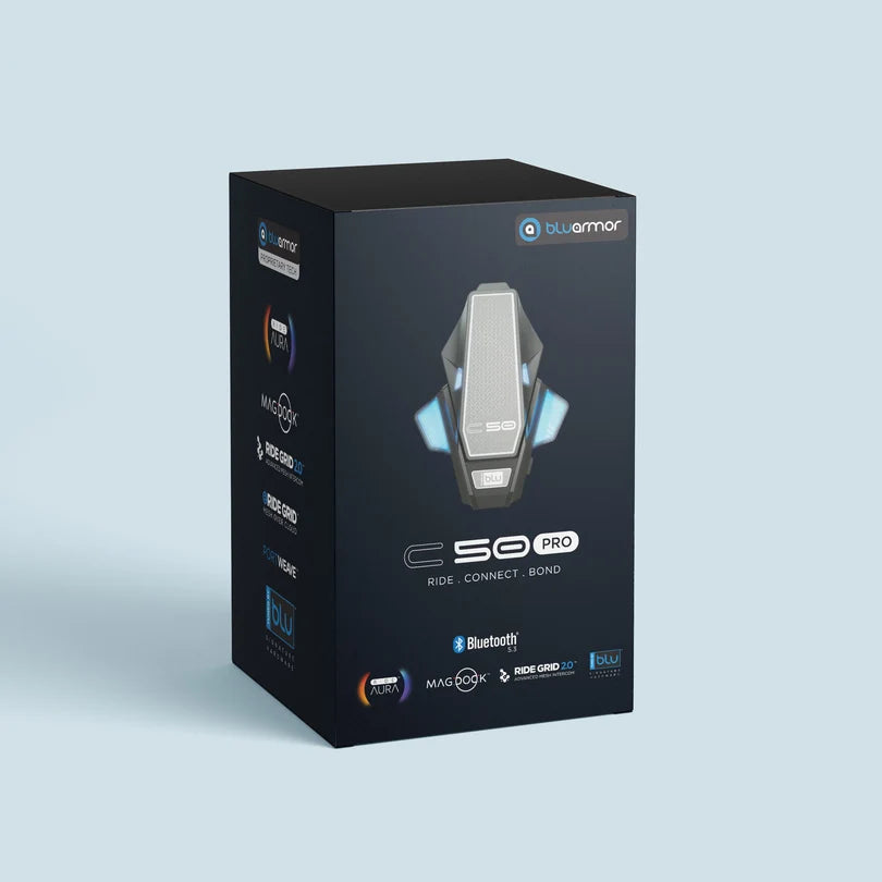 BluArmor C50 Pro Helmet Communication System
