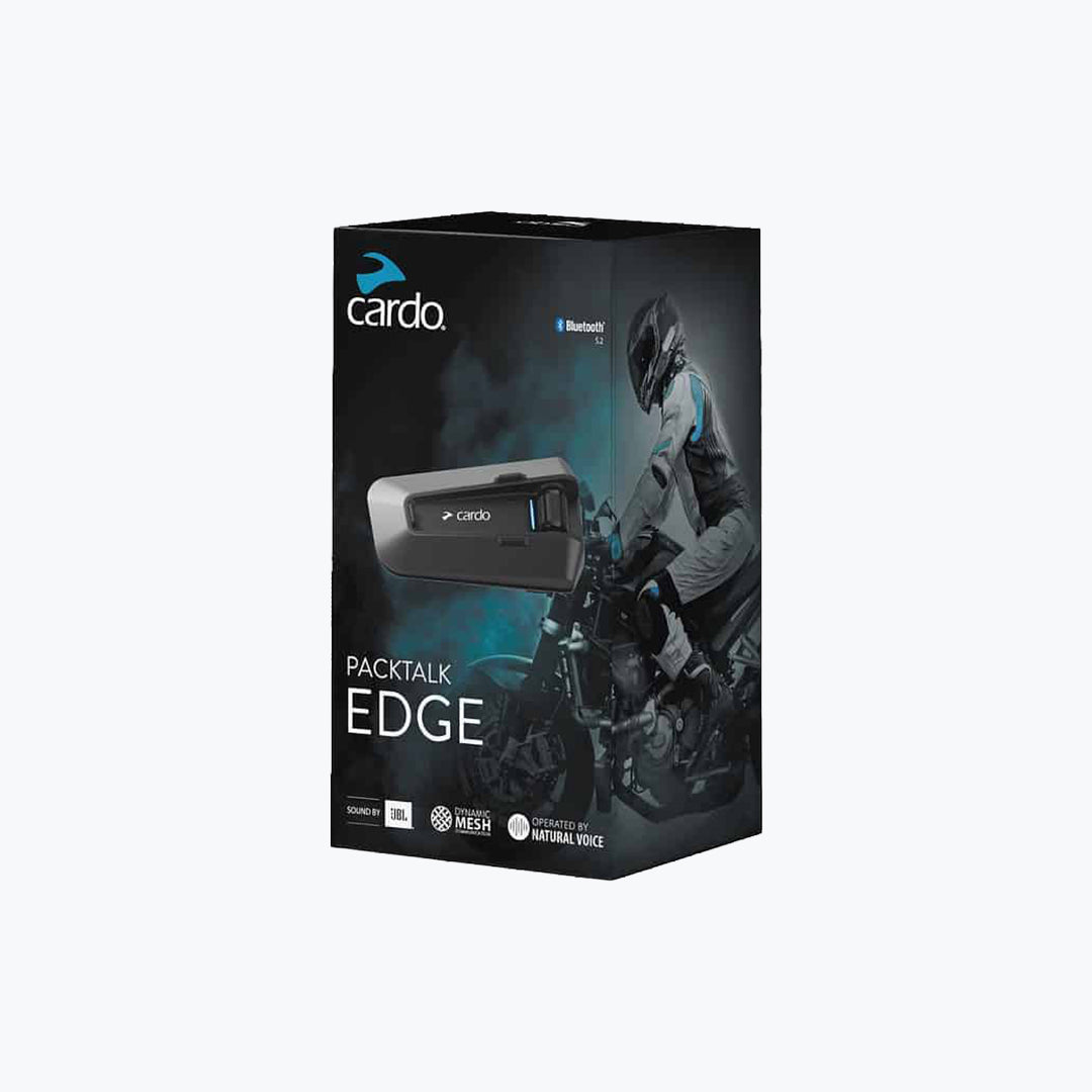 Cardo Packtalk Edge PT200001 Bluetooth Motorcycle Intercom System