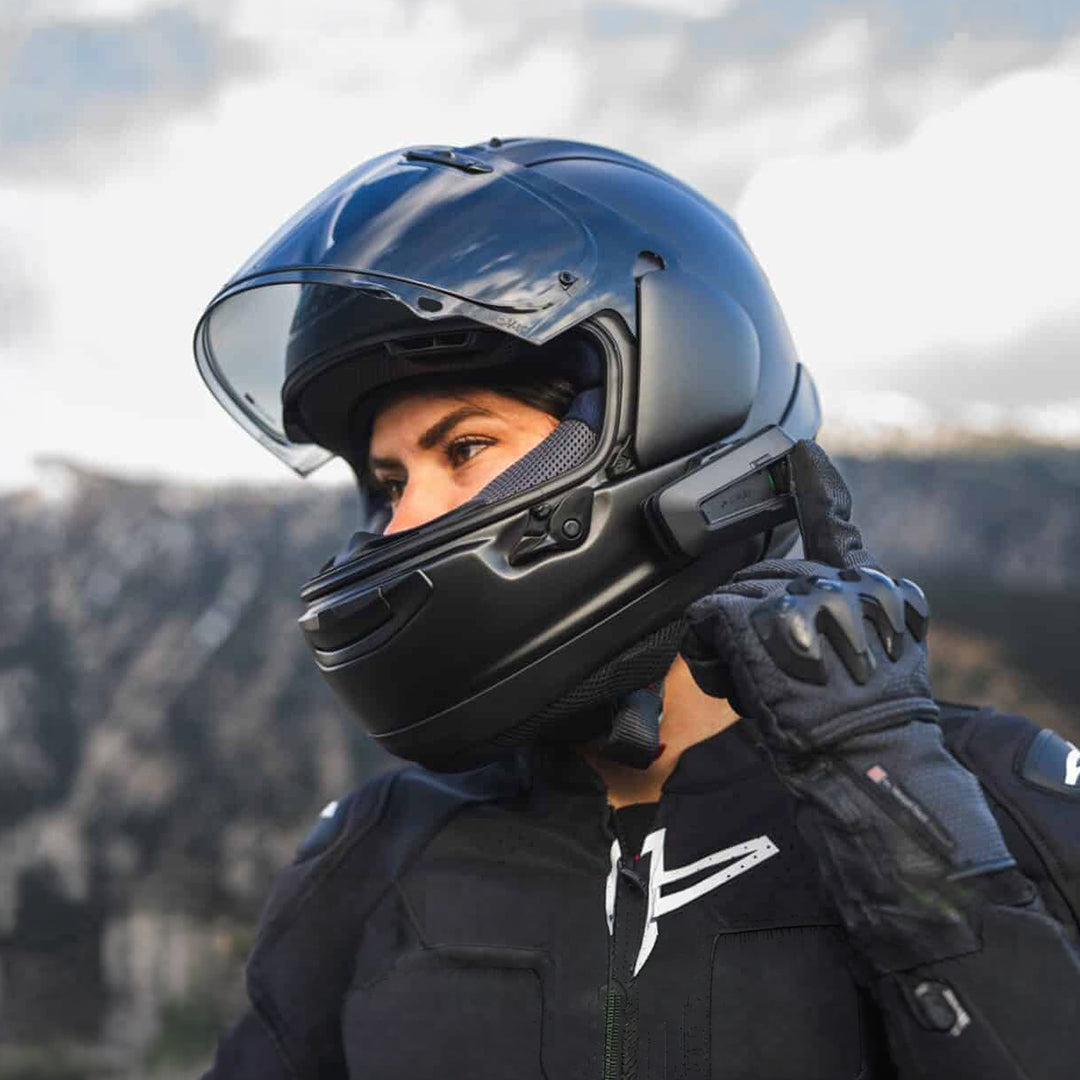 Cardo Packtalk Pro Bluetooth Motorcycle Intercom System with JBL Speakers