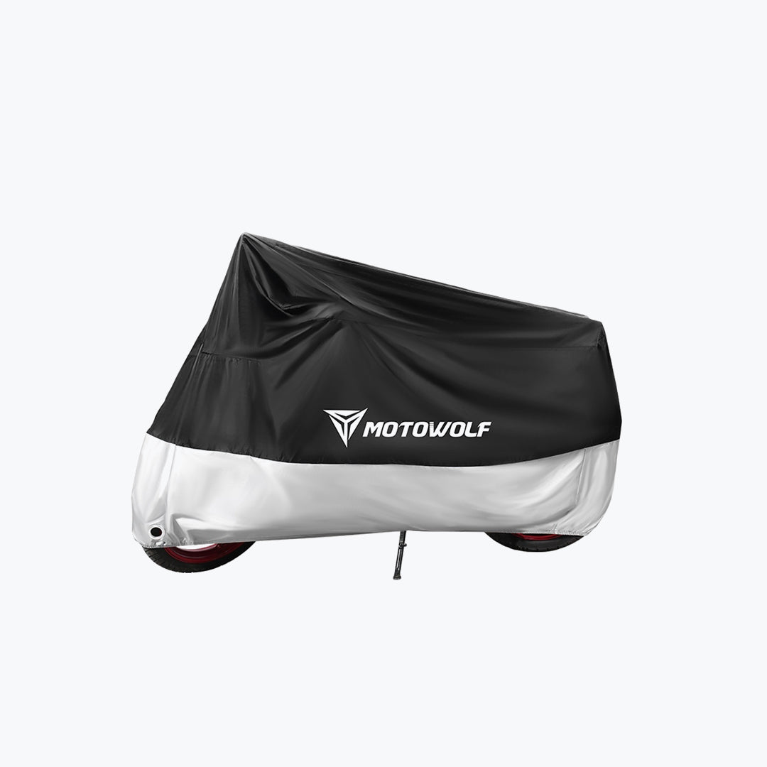MOTOWOLF MDL0802B 190T Black Motorcycle Cover