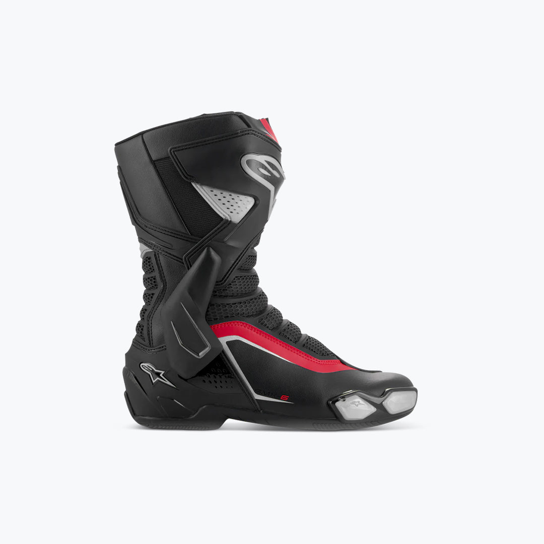 Alpinestars SMX-6 V3 Riding Boots Black/Silver/Red EU 42
