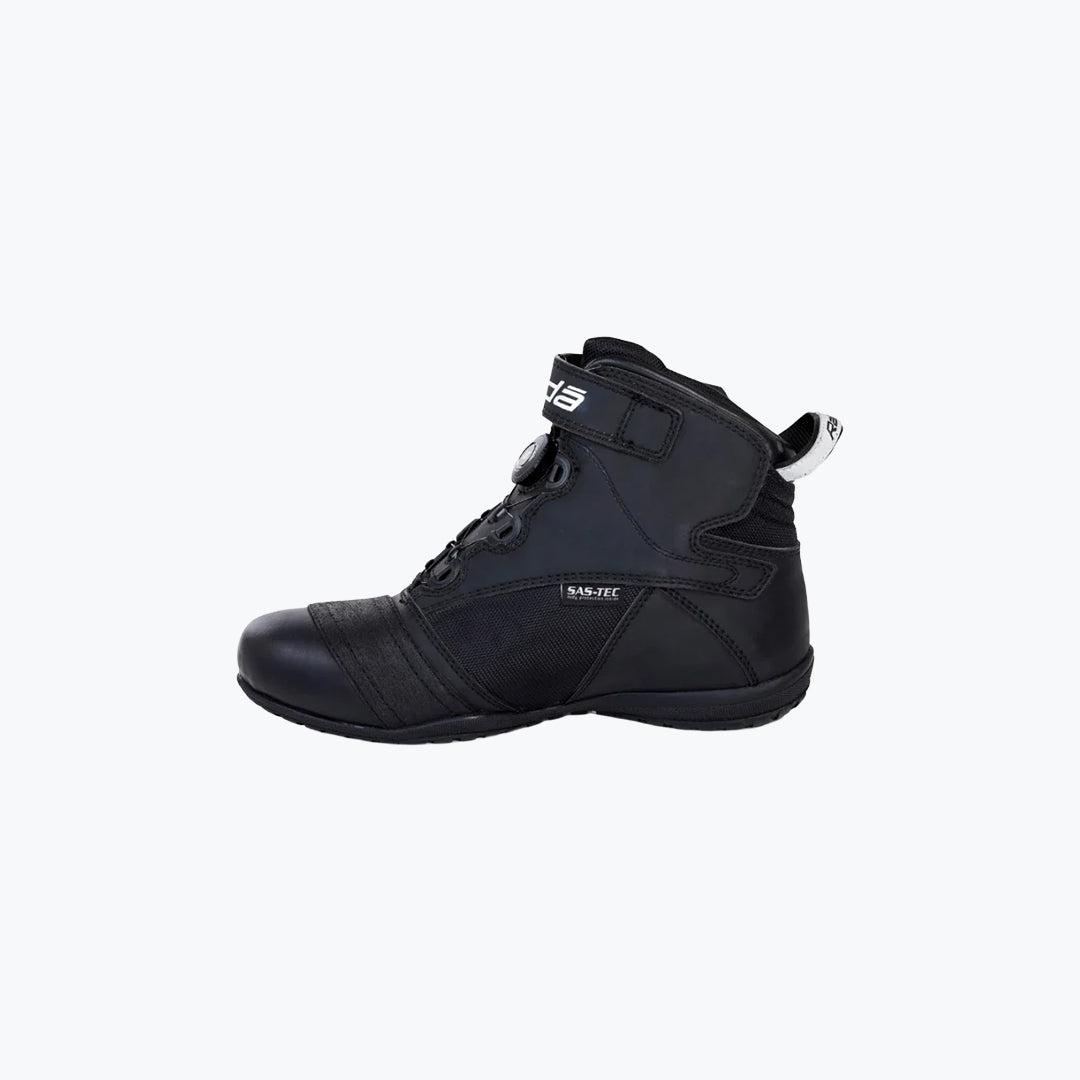Raida Urban R Riding Shoes Black – Lightweight Motorcycle Riding Sneakers
