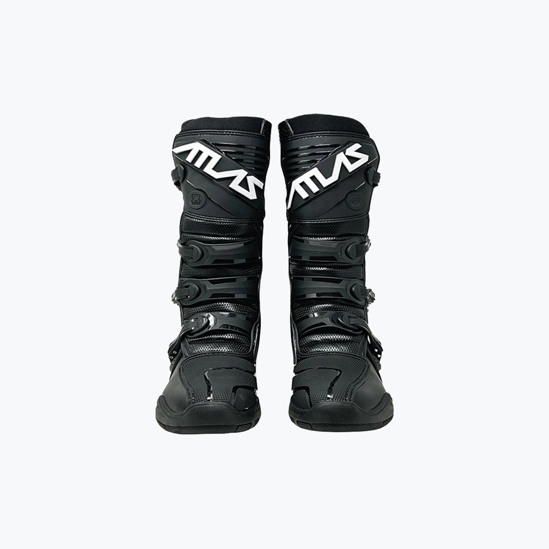 Atlas Traction Riding Boots Black – Motorcycle Protective Riding Boots