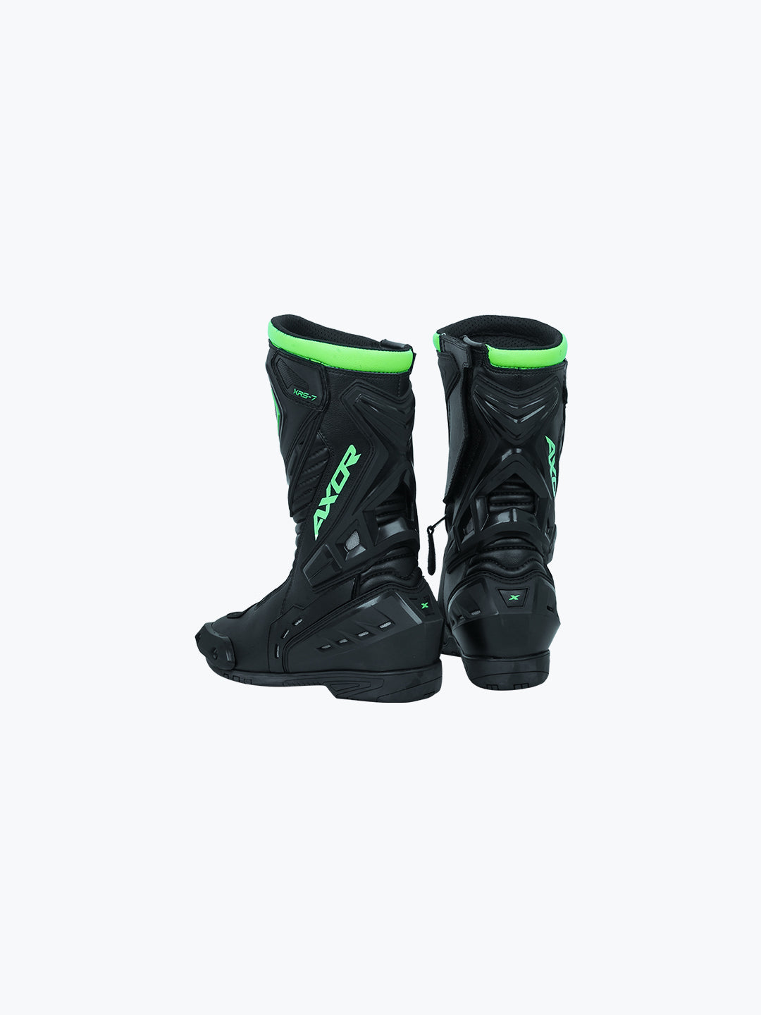AXOR Slipstream Boot Pro Black Neon Motorcycle Riding Boots
