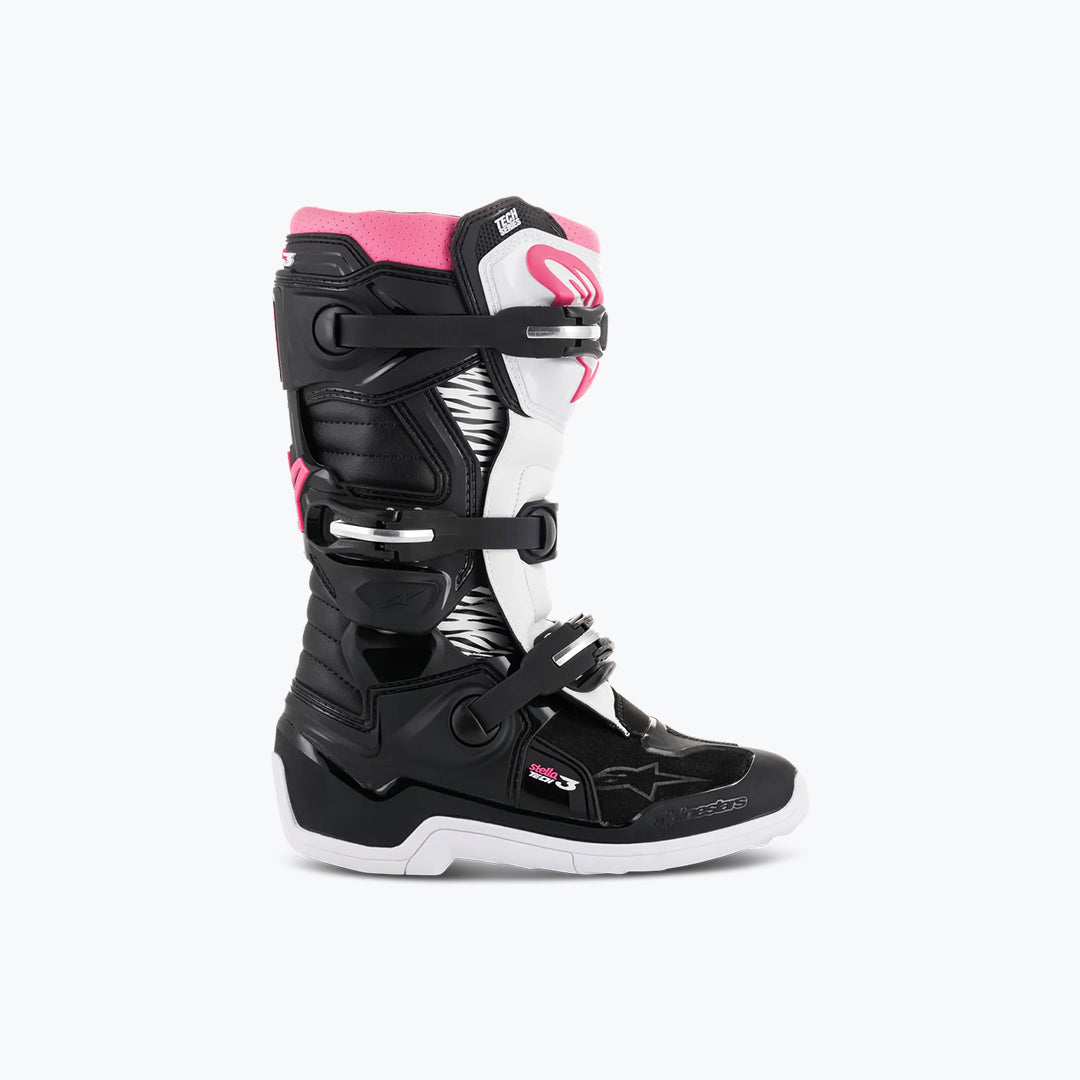 Alpinestars Tech 3 Women’s Motocross Boots Black/White/Pink US 6