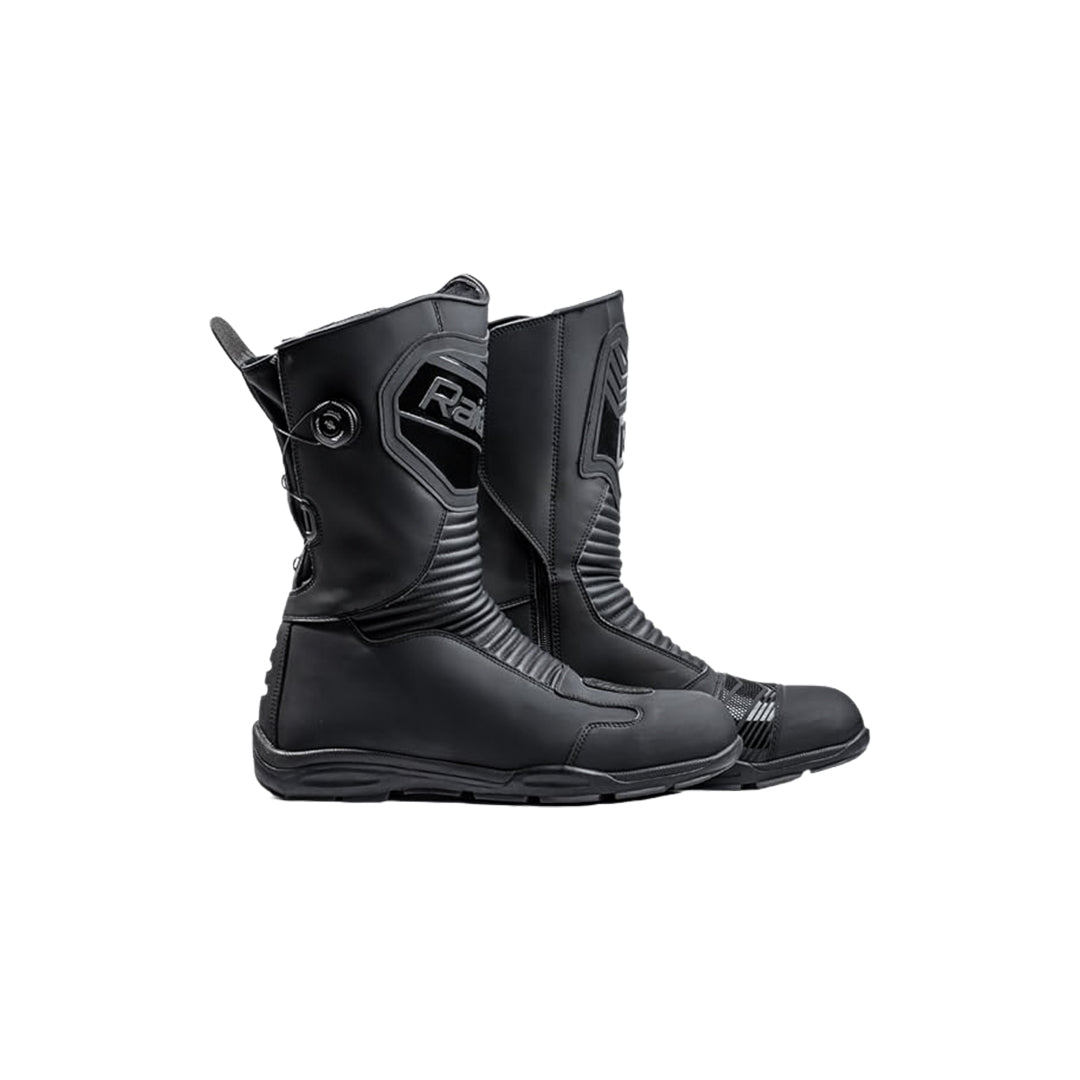 Raida Discover EVO Motorcycle Riding Boots Black – Waterproof Touring Boots