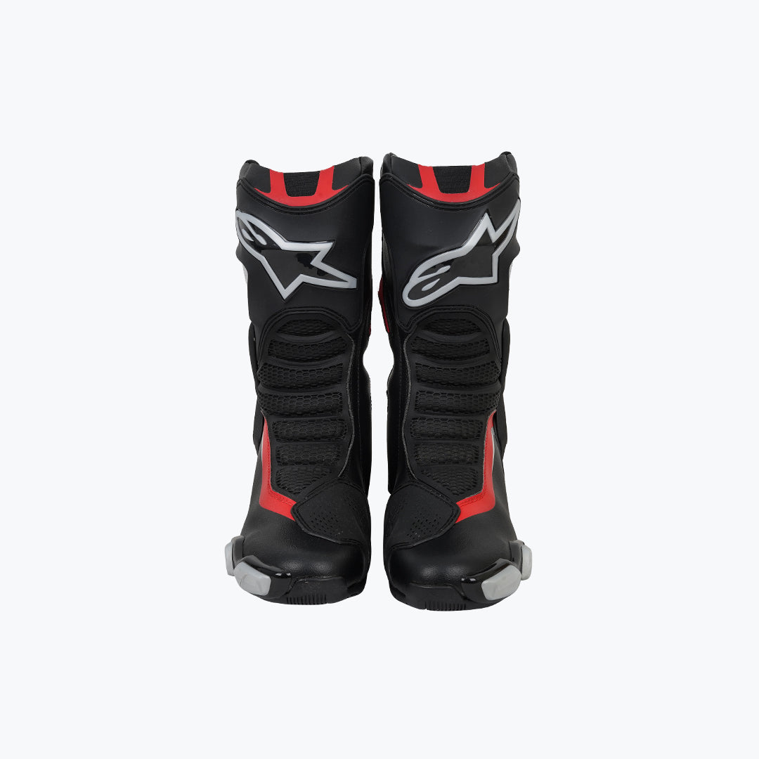 Alpinestars SMX-6 V3 BTS Riding Boots Black/Silver/Red EU 42