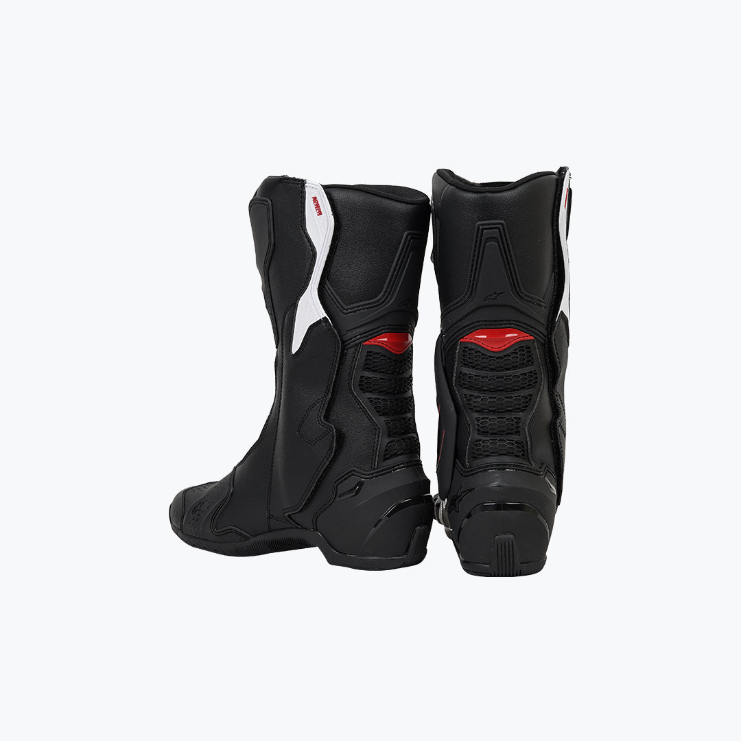 Alpinestars SMX-6 V3 BTS Riding Boots Black/White/Red EU 43