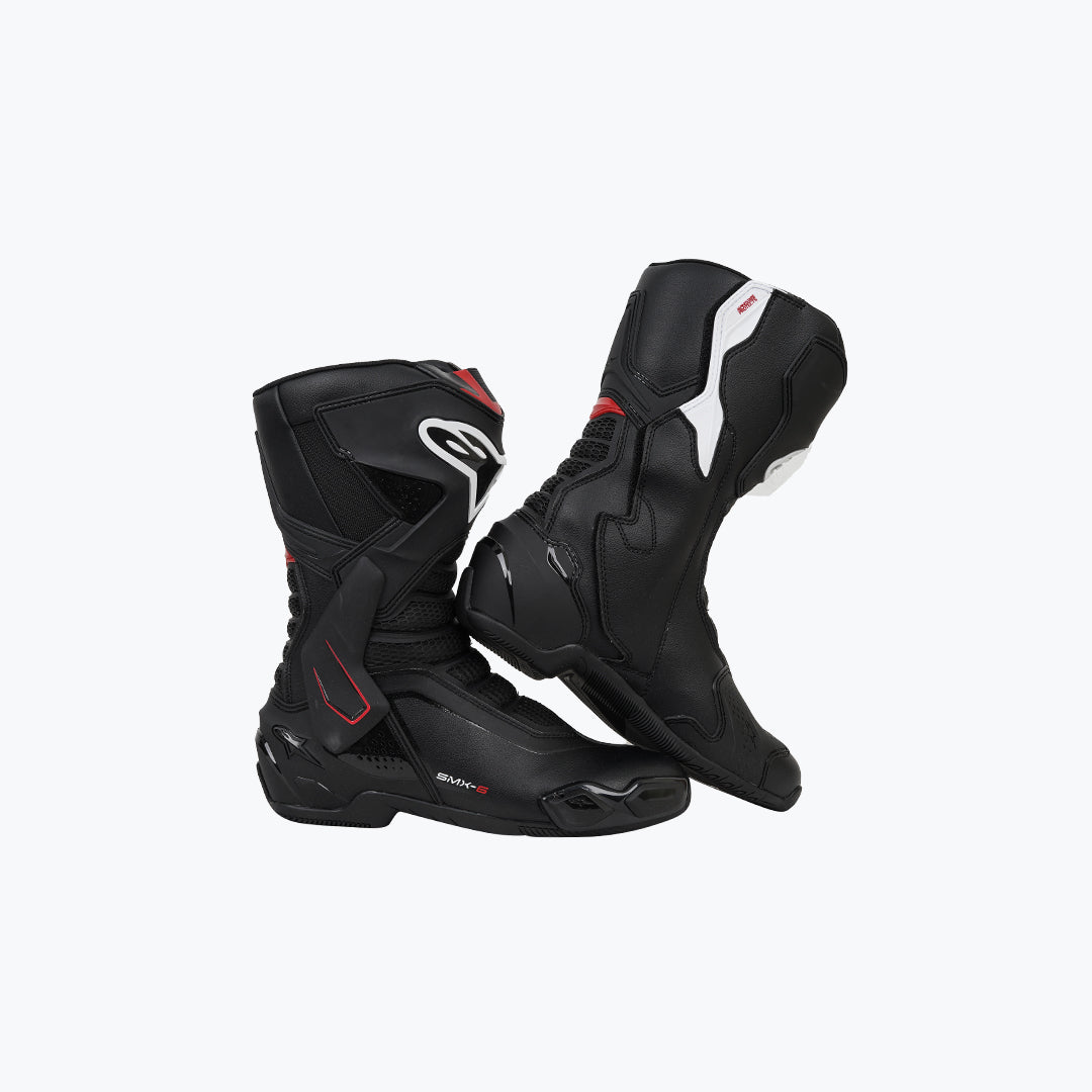 Alpinestars SMX-6 V3 BTS Riding Boots Black/White/Red