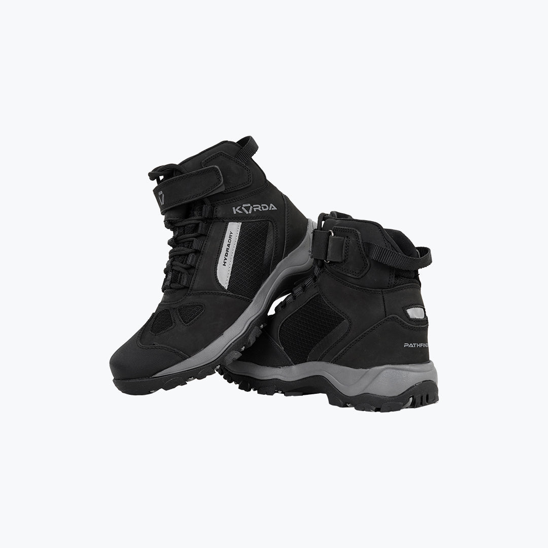 Korda Pathfinder Motorcycle Riding Boots Black