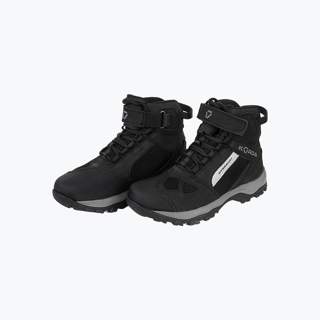 Korda Pathfinder Motorcycle Riding Boots Black