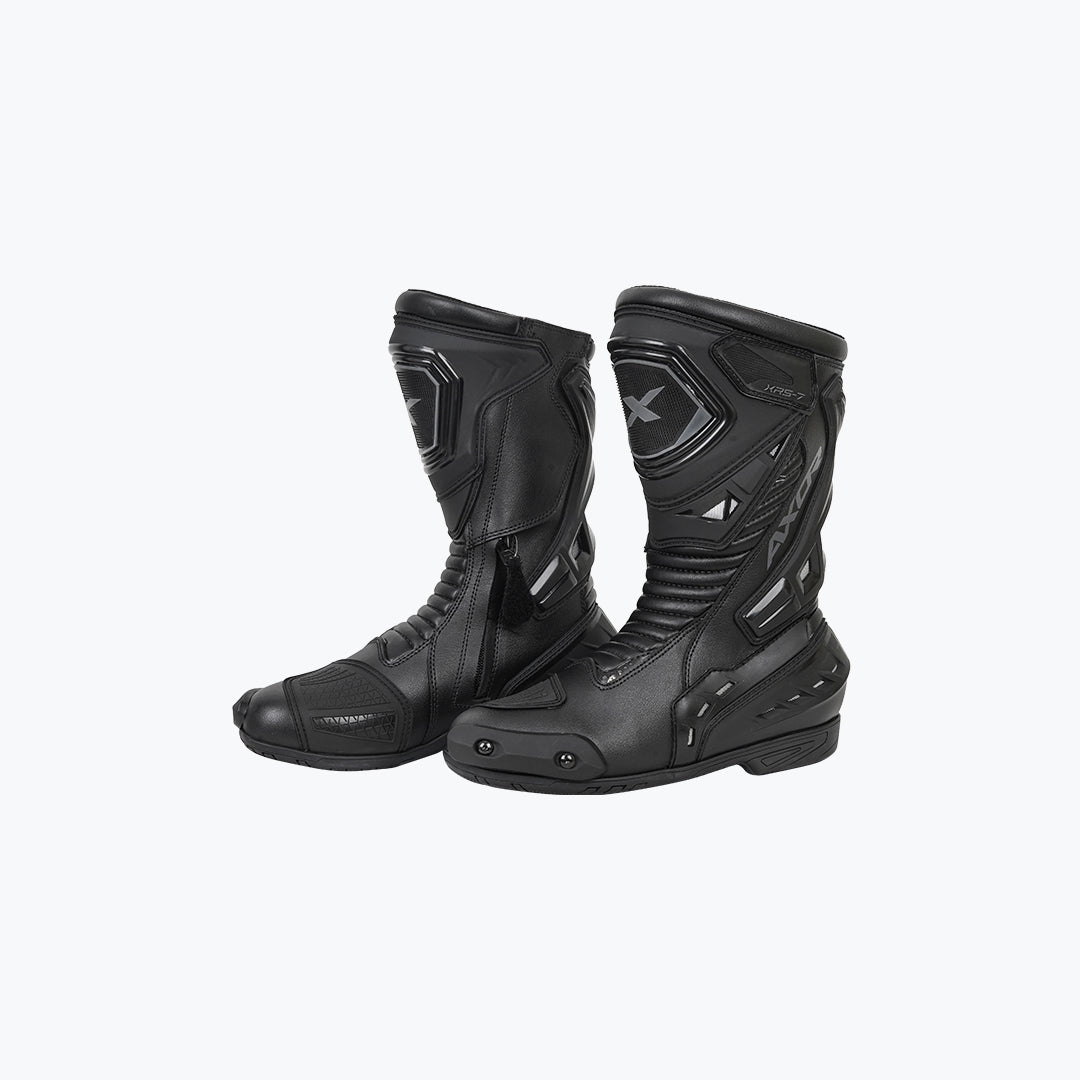 Axor Slipstream Pro Boot Full Black – Advanced Motorcycle Riding Boots