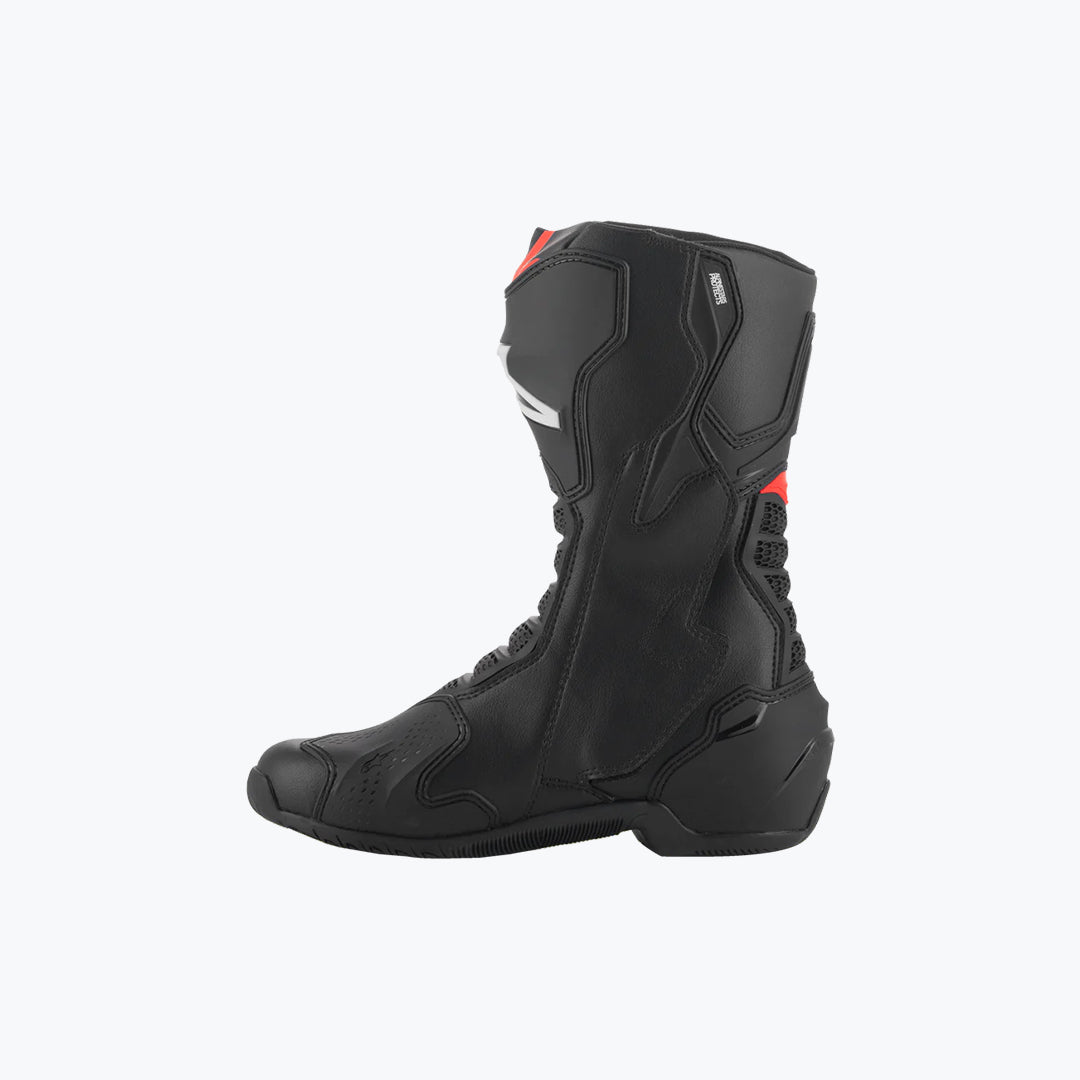 Alpinestars SMX-6 V3 BTS Riding Boots Black/Red Fluo US 8