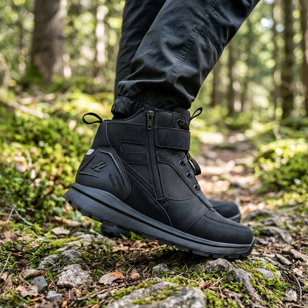 Hanleh Urbano Riding Shoes Black – Motorcycle Urban Riding Shoes