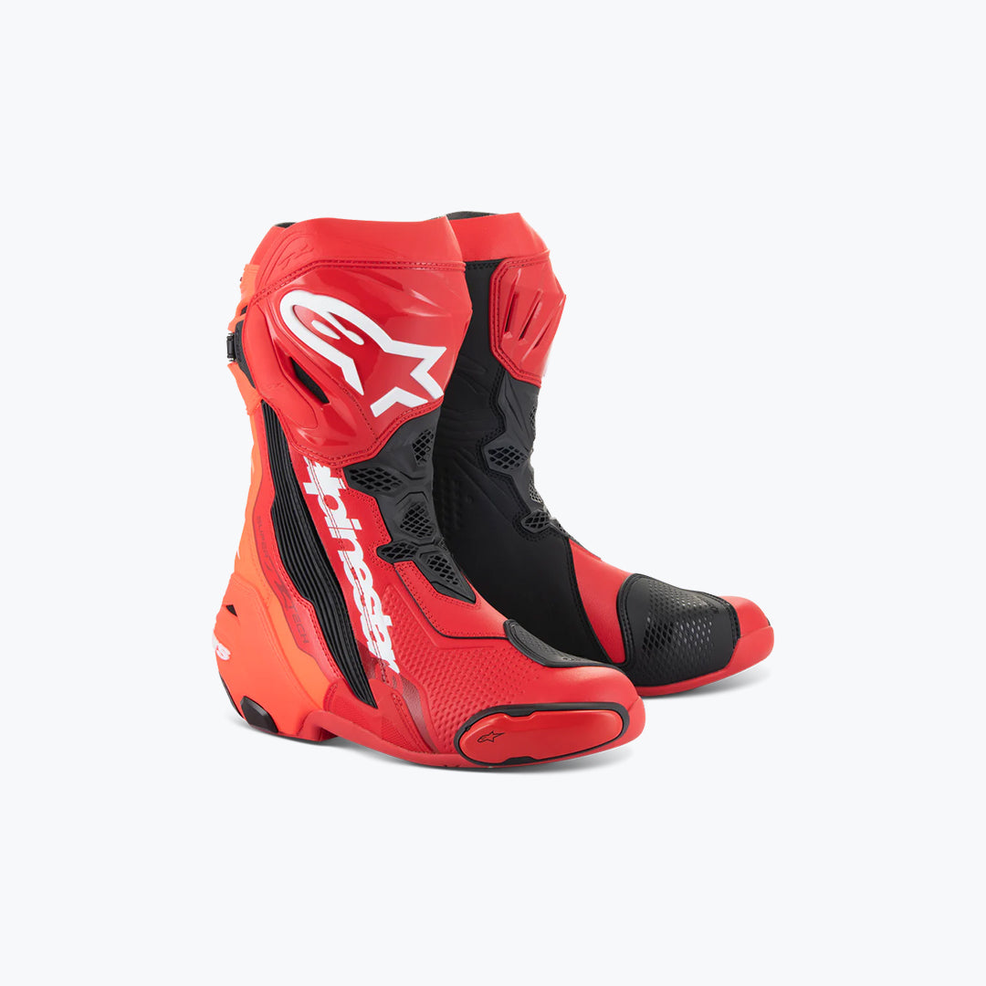 Alpinestars Supertech R Boot Bright Red Fluorescent Red Euro