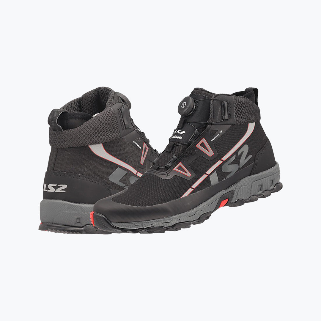 LS2 Trekker Man Waterproof Riding Boots Black