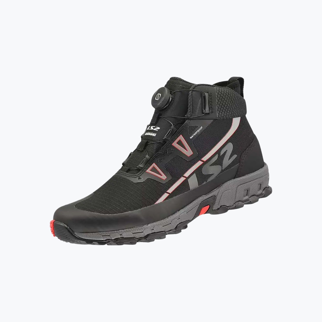 LS2 Trekker Man Waterproof Riding Boots Black