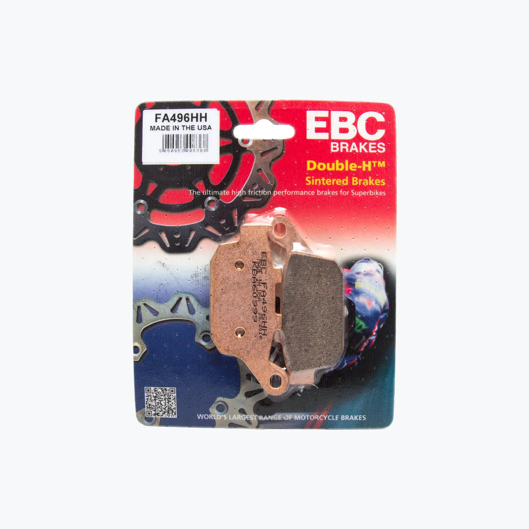 EBC Brake Pads FA496HH Double-H Sintered Rear Motorcycle Brake Pad Set