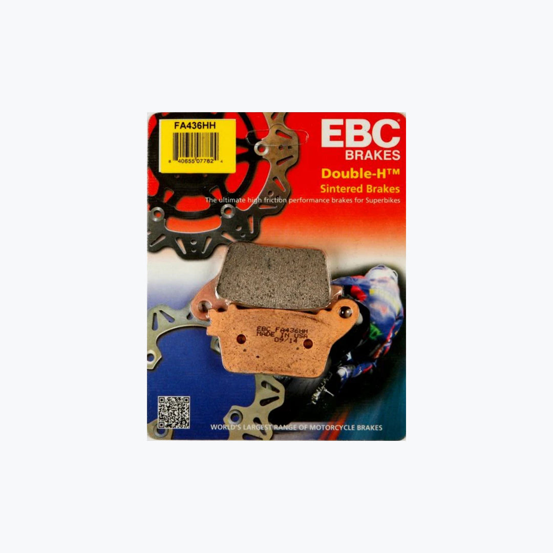 EBC Brake Pads FA436HH Double-H Sintered Rear Motorcycle Brake Pad Set