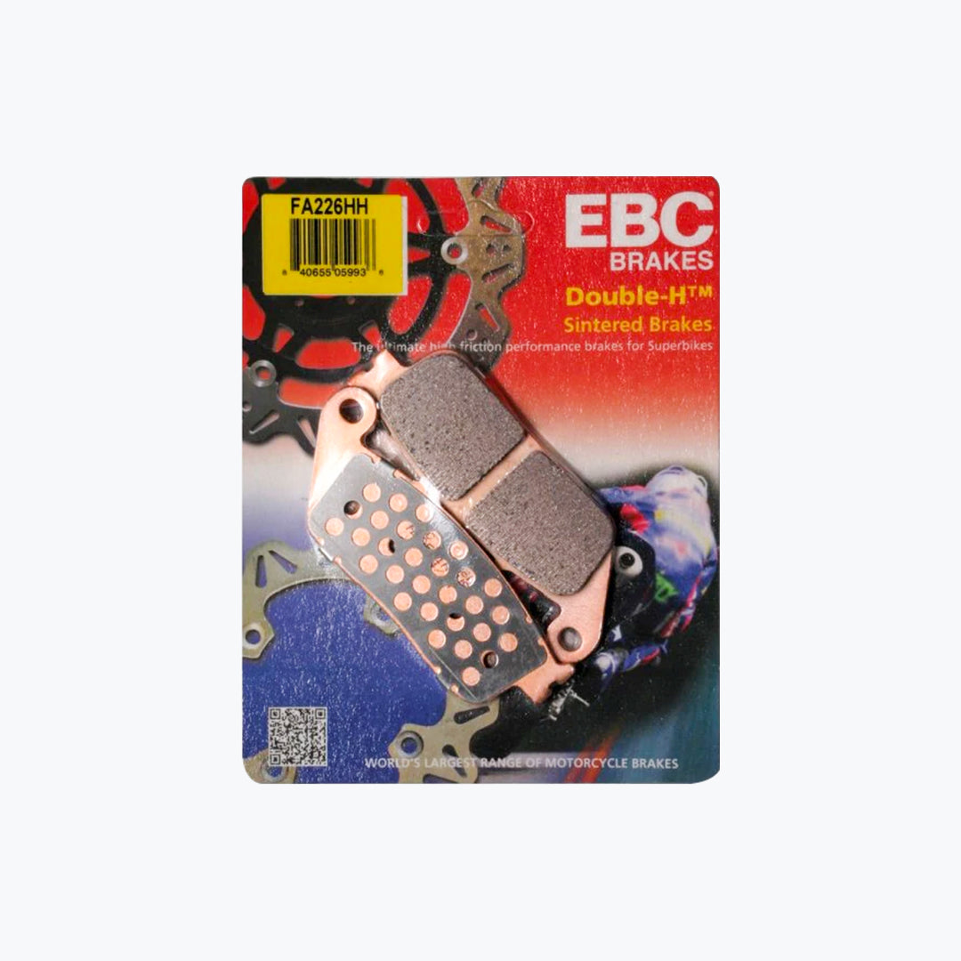 EBC Brake Pads FA226HH Double-H Sintered Front Motorcycle Brake Pad Set