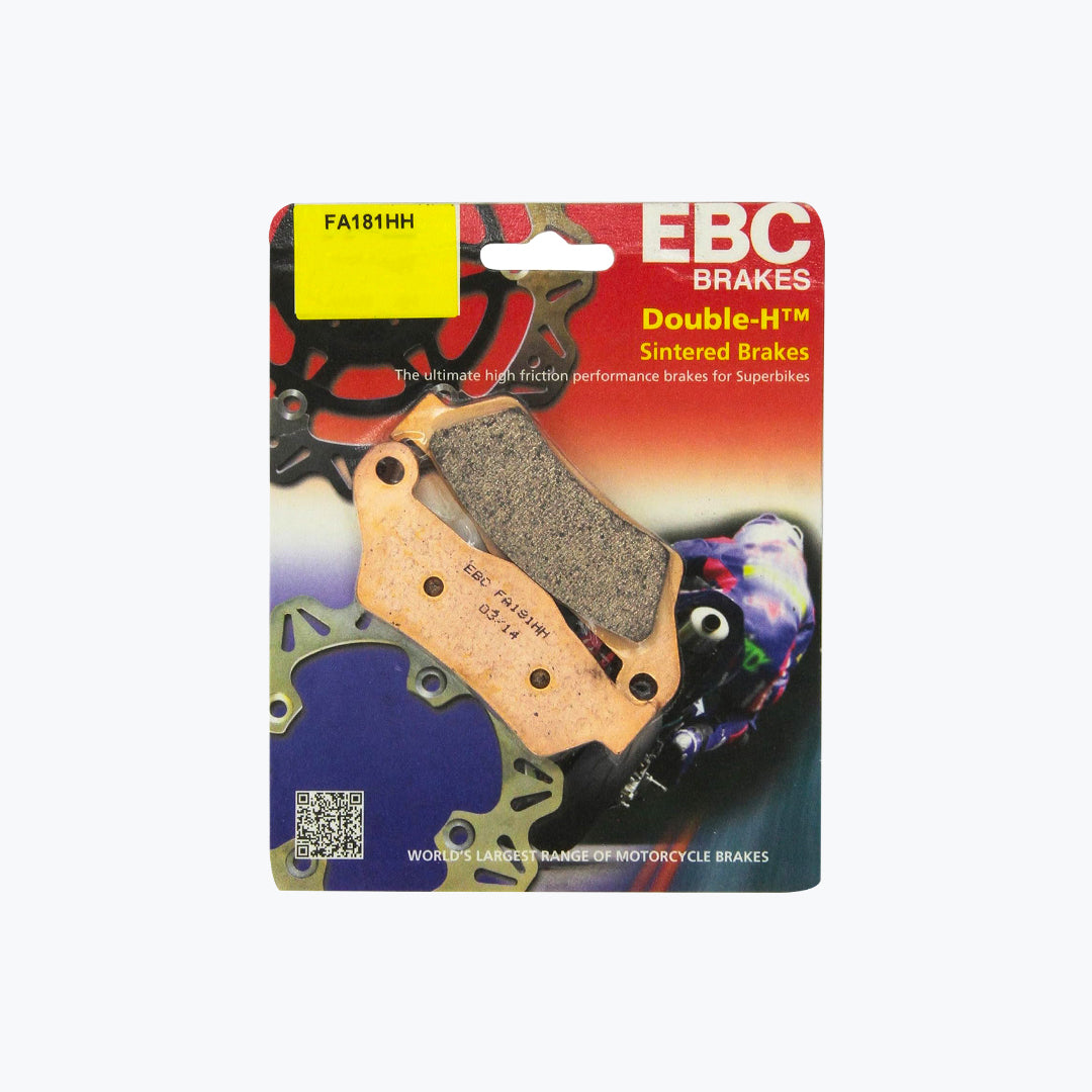 EBC Brake Pads FA181HH Double-H Sintered Rear Motorcycle Brake Pad Set