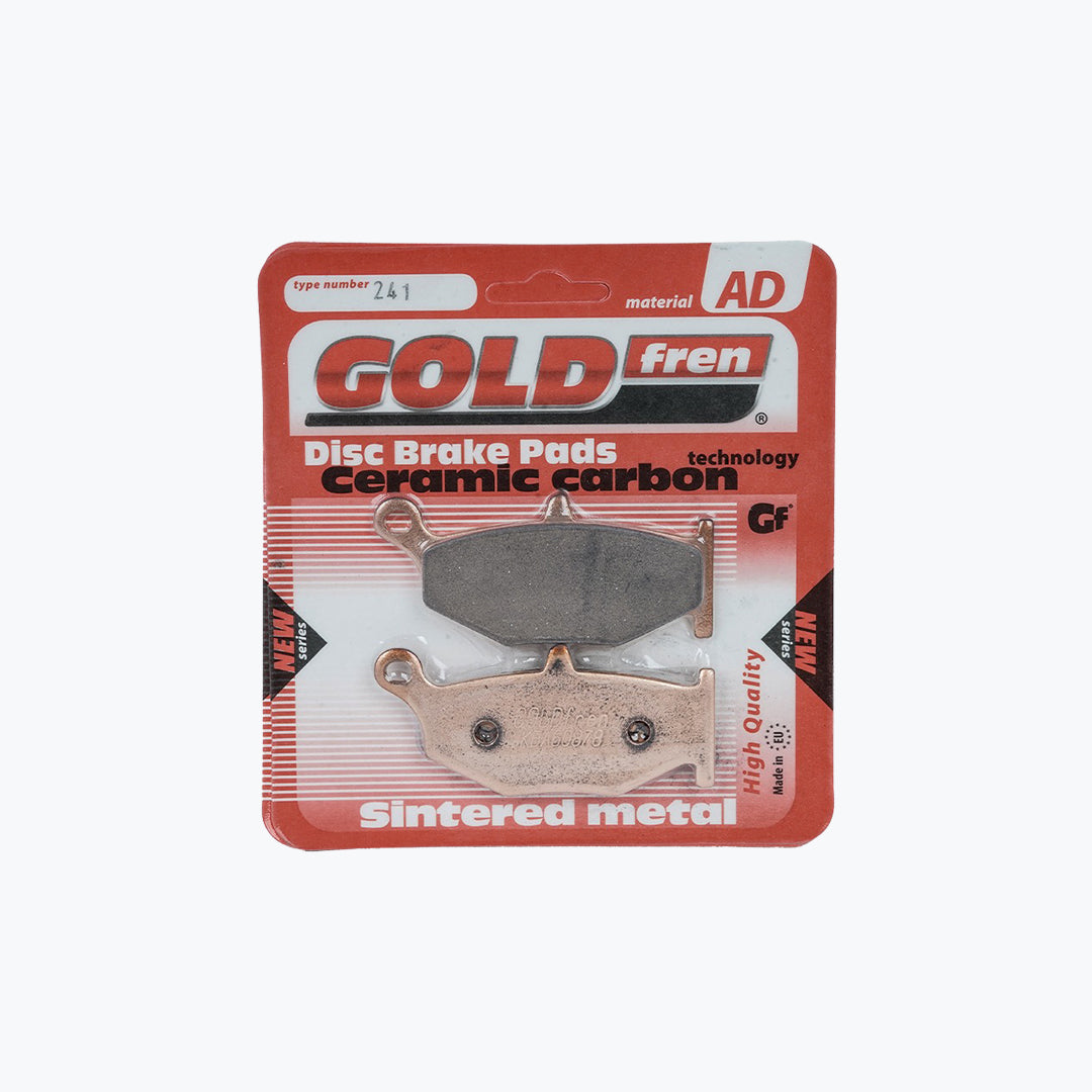 Gold Fren Disc Brake Pads 241 AD – Sintered Ceramic Motorcycle Brake Pads