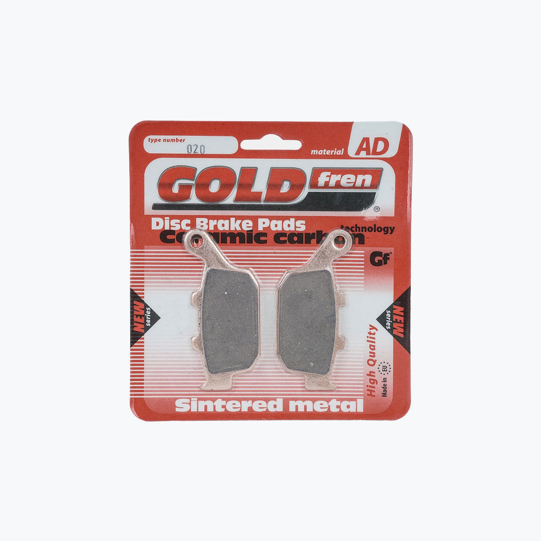 Gold Fren Disc Brake Pads 020 AD – Sintered Ceramic Motorcycle Brake Pads