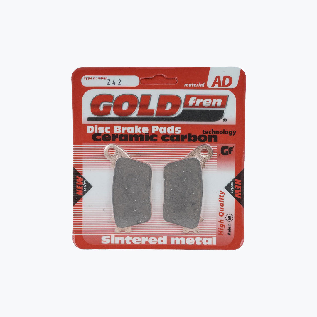 Gold Fren Disc Brake Pads 242 AD – Sintered Ceramic Motorcycle Brake Pads