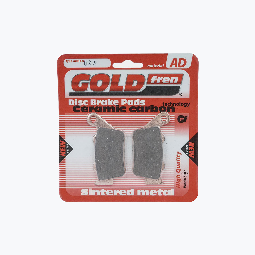 Gold Fren Disc Brake Pads 023 AD – Sintered Ceramic Motorcycle Brake Pads