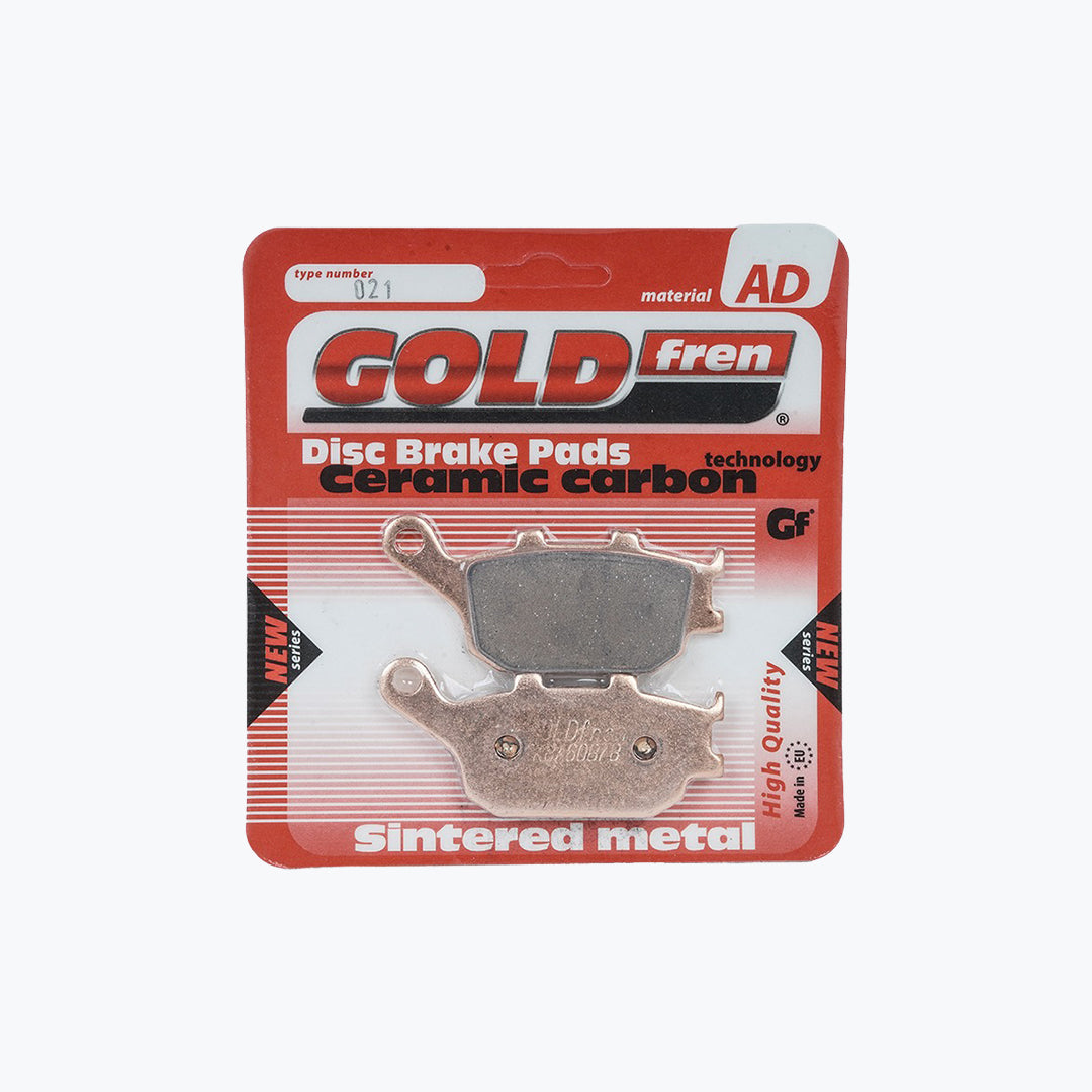 Gold Fren Disc Brake Pads 021 AD – Sintered Ceramic Motorcycle Brake Pads