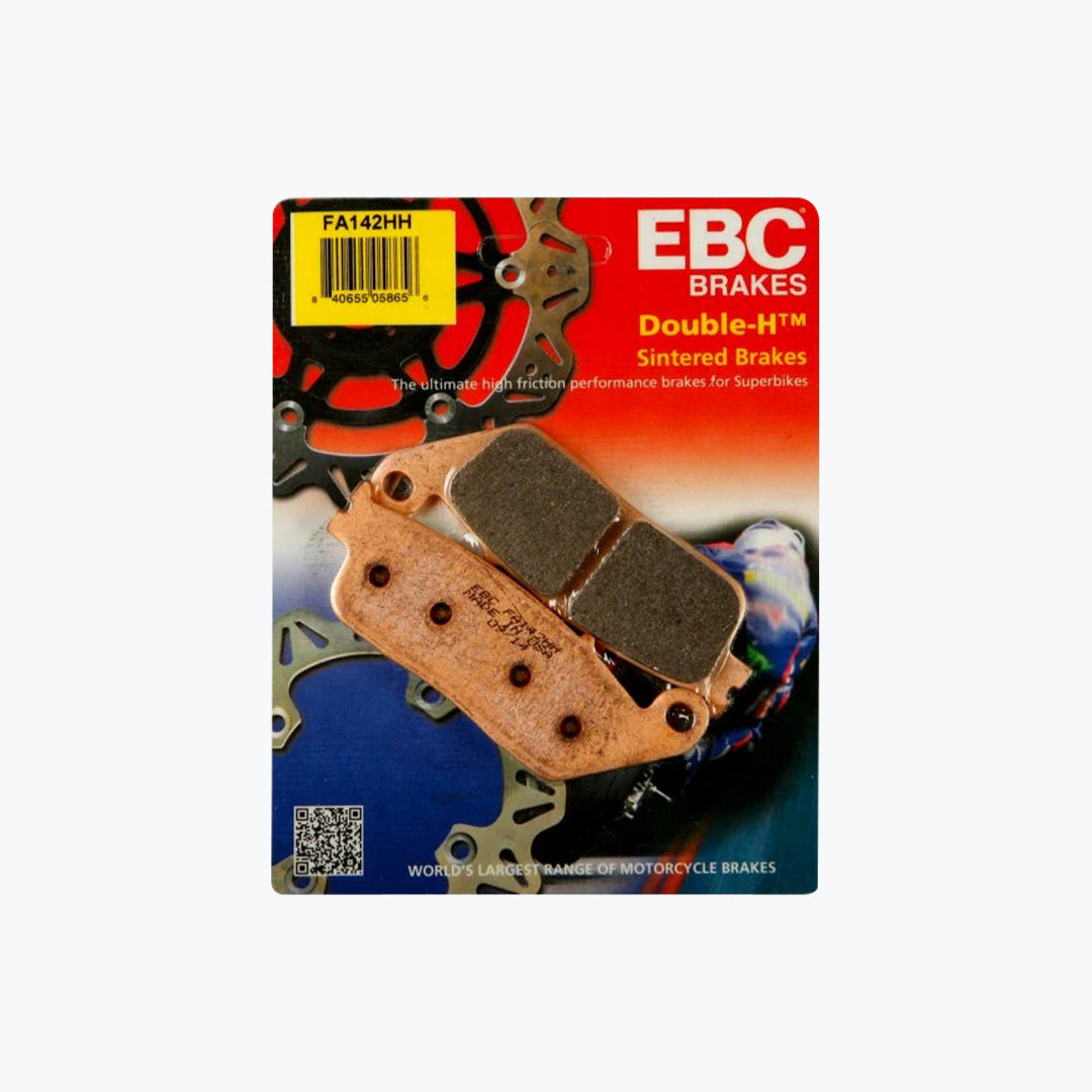 EBC Brake Pads FA142HH Double-H Sintered Front Motorcycle Brake Pad Set