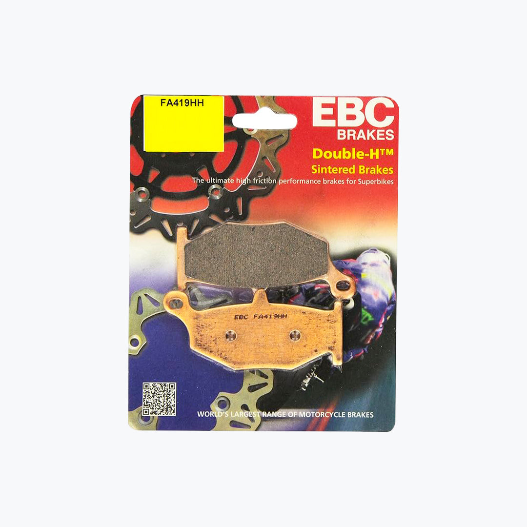 EBC Brake Pads FA419HH Double-H Sintered Rear Motorcycle Brake Pad Set
