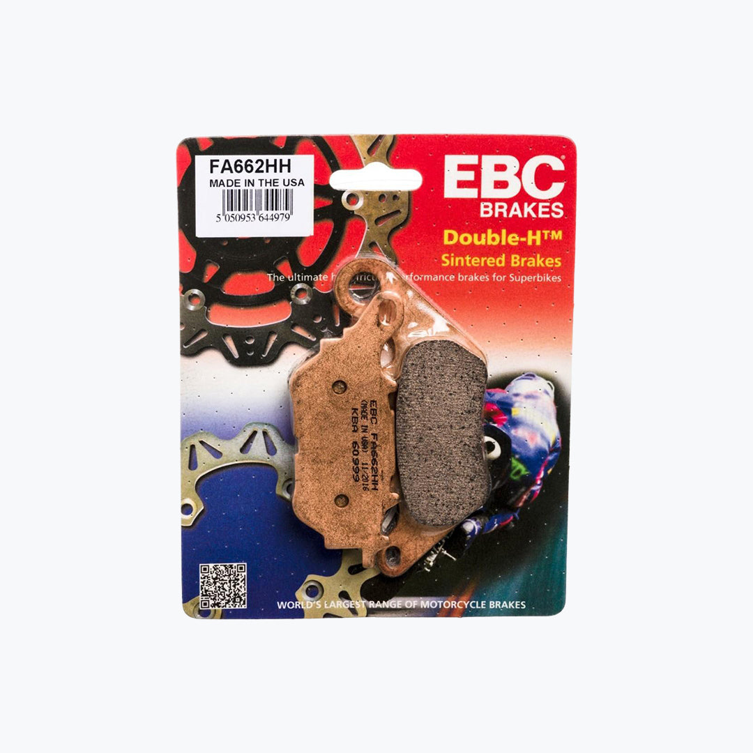 EBC Brake Pads FA662HH Double-H Sintered Motorcycle Brake Pad Set
