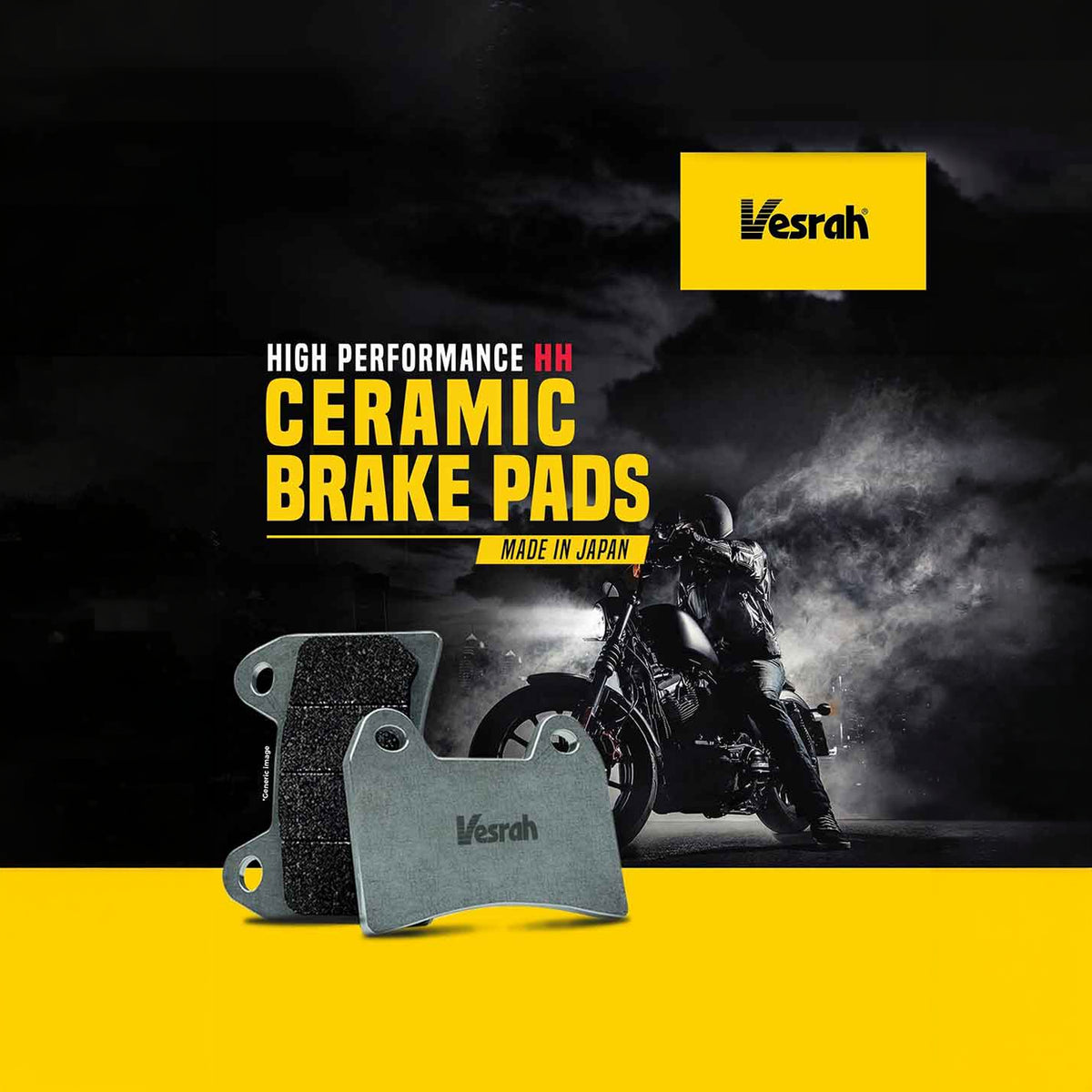 Vesrah SD156/2 Front Brake pads For Honda CB 350/Triumph Street Twin/Triumph Bonneville T120