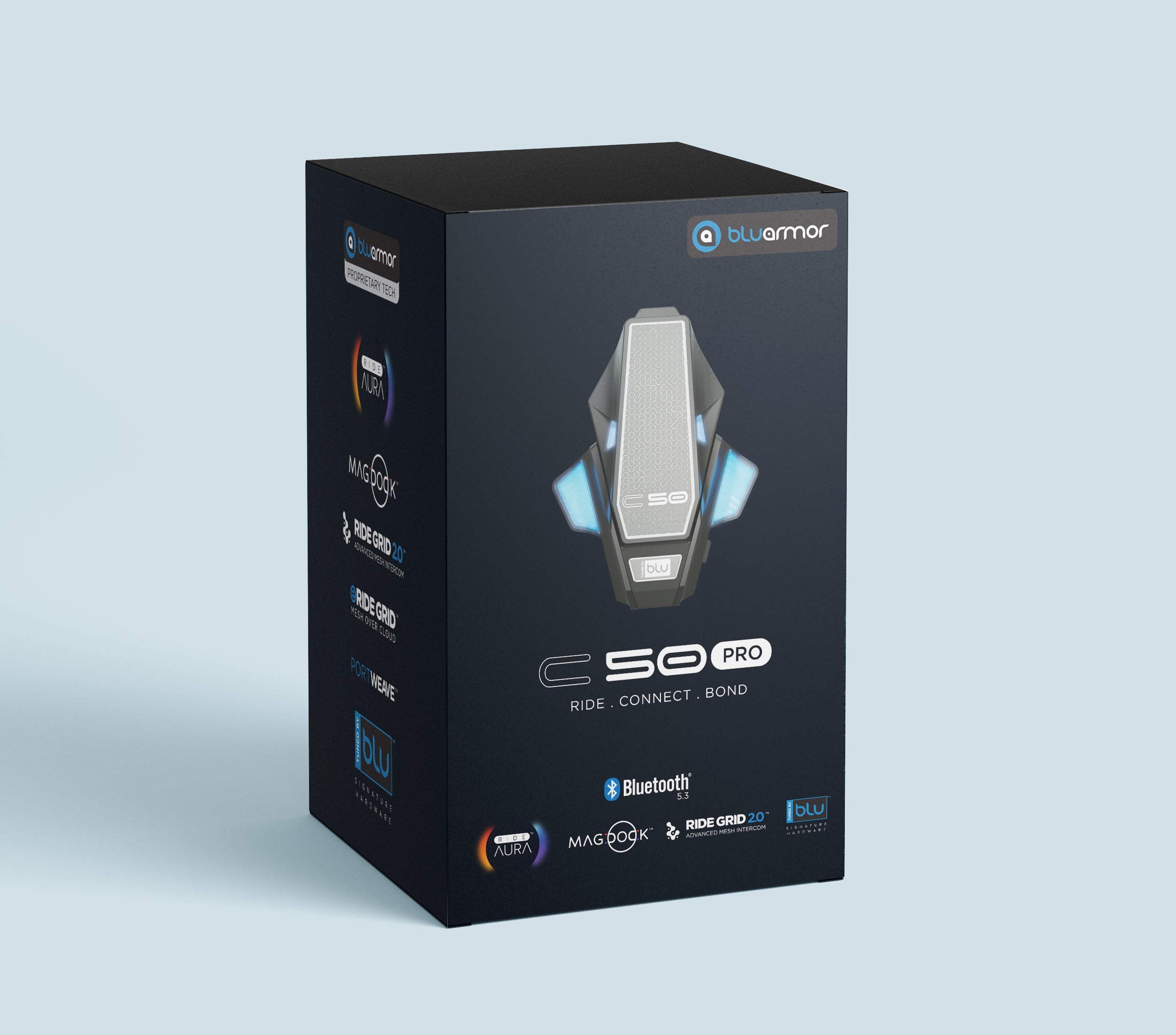 BluArmor C50 Pro Helmet Communication System