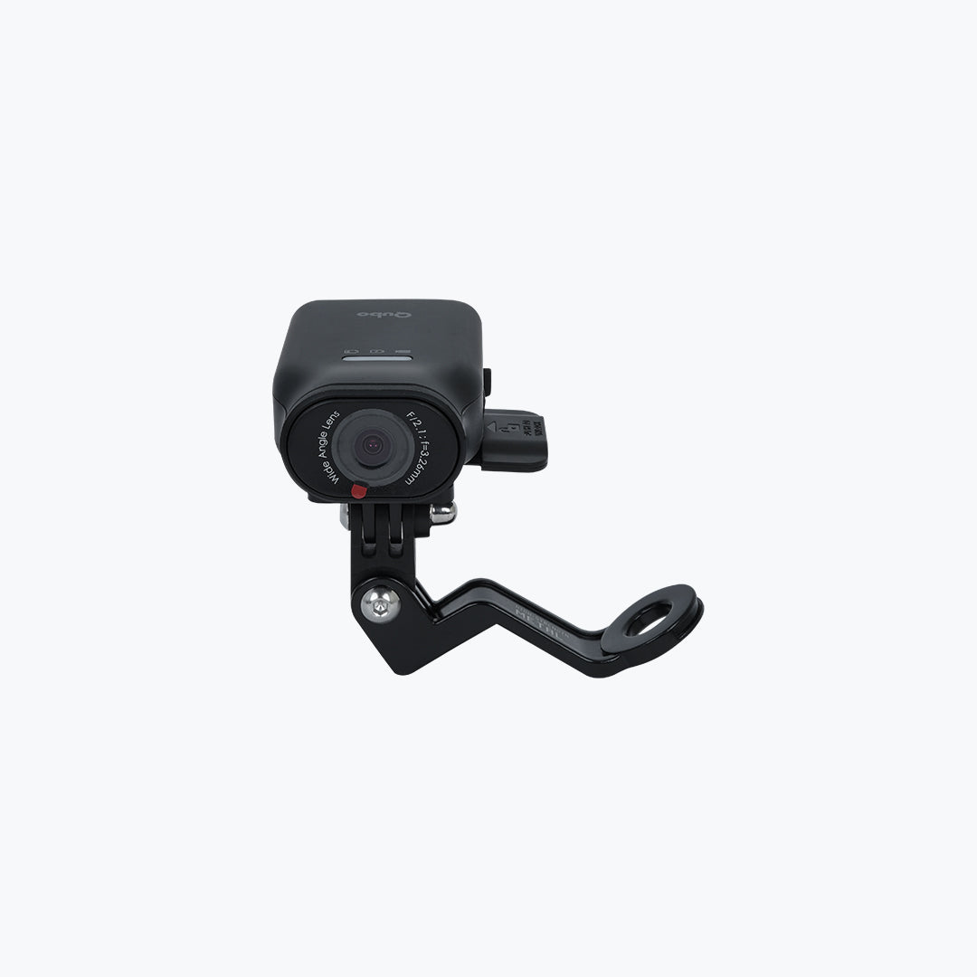 Qubo Cam Pro Action Camera with Handle Mount Combo