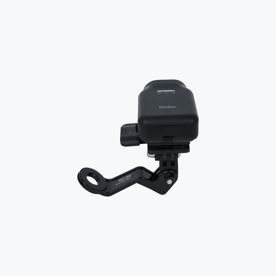 Qubo Cam Pro Action Camera with Handle Mount Combo
