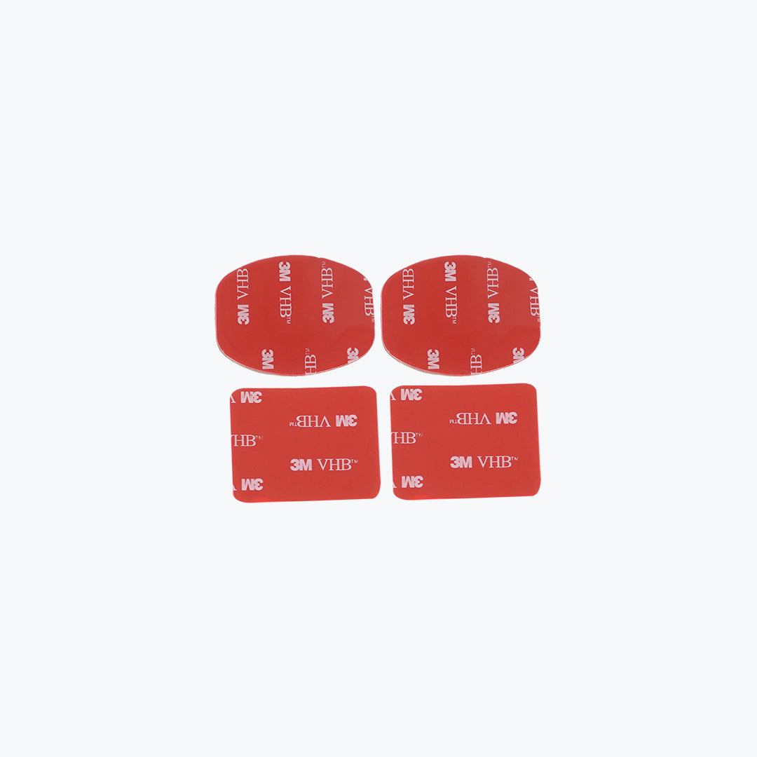 TELESIN Base Mounts 2 Flat & 2 Curved Adhesive Mounts