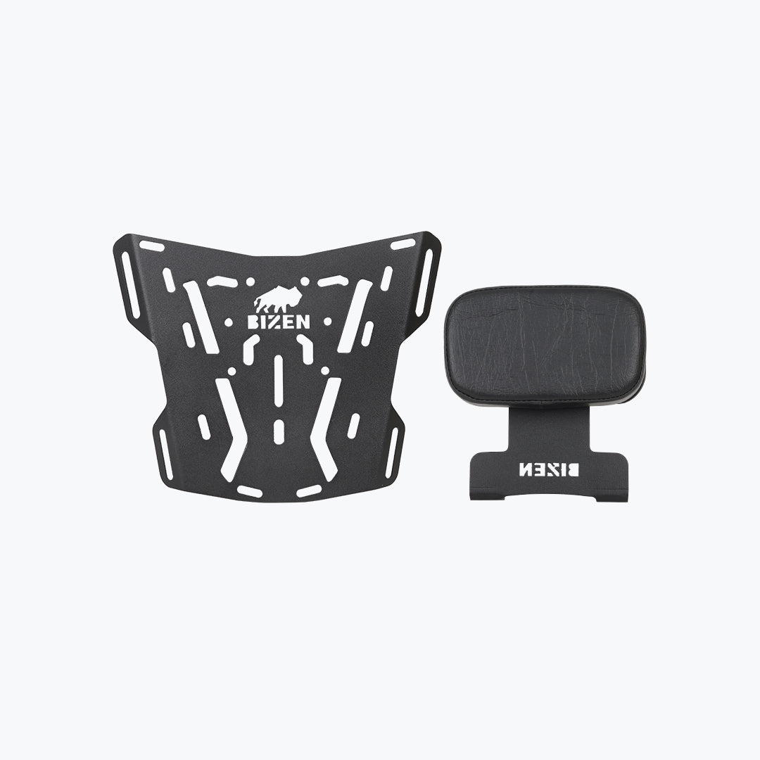 Bizen Back Rest & Top Plate for Yezdi Adventure Gen 2