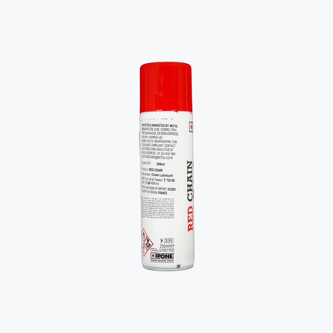 IPONE Red Chain Road Coloured Chain Grease 250ml