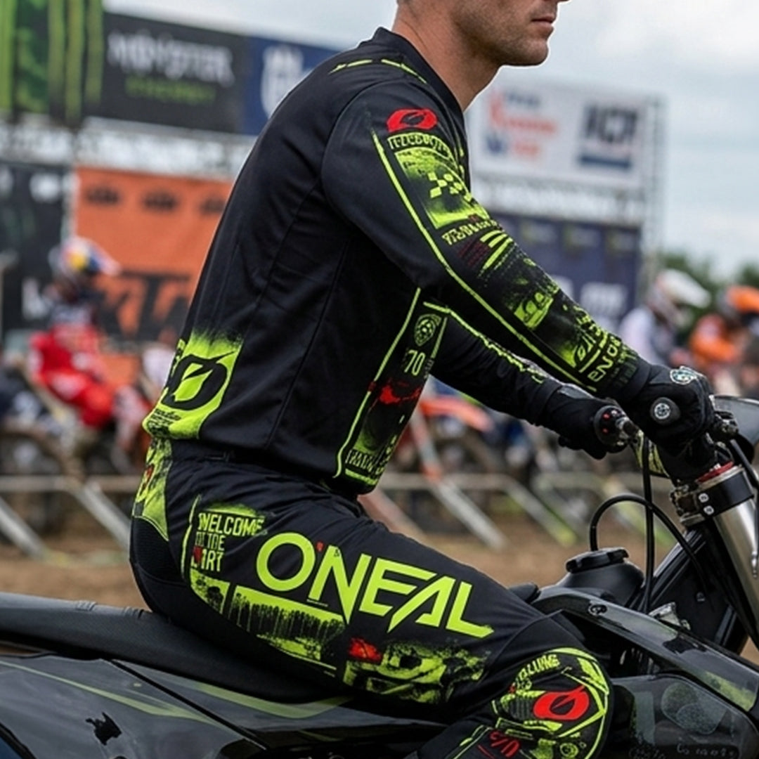 O’Neal 2023 Riding Jersey Black Yellow – Motocross & Off-Road Jersey