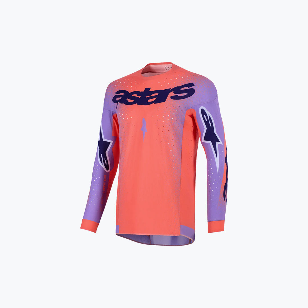 ALPINESTARS 2024 Techstar Ocuri MX Jersey Purple/Hot Orange