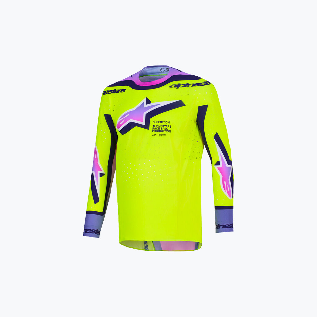 ALPINESTARS JERSEY HIVIZ PURPLE