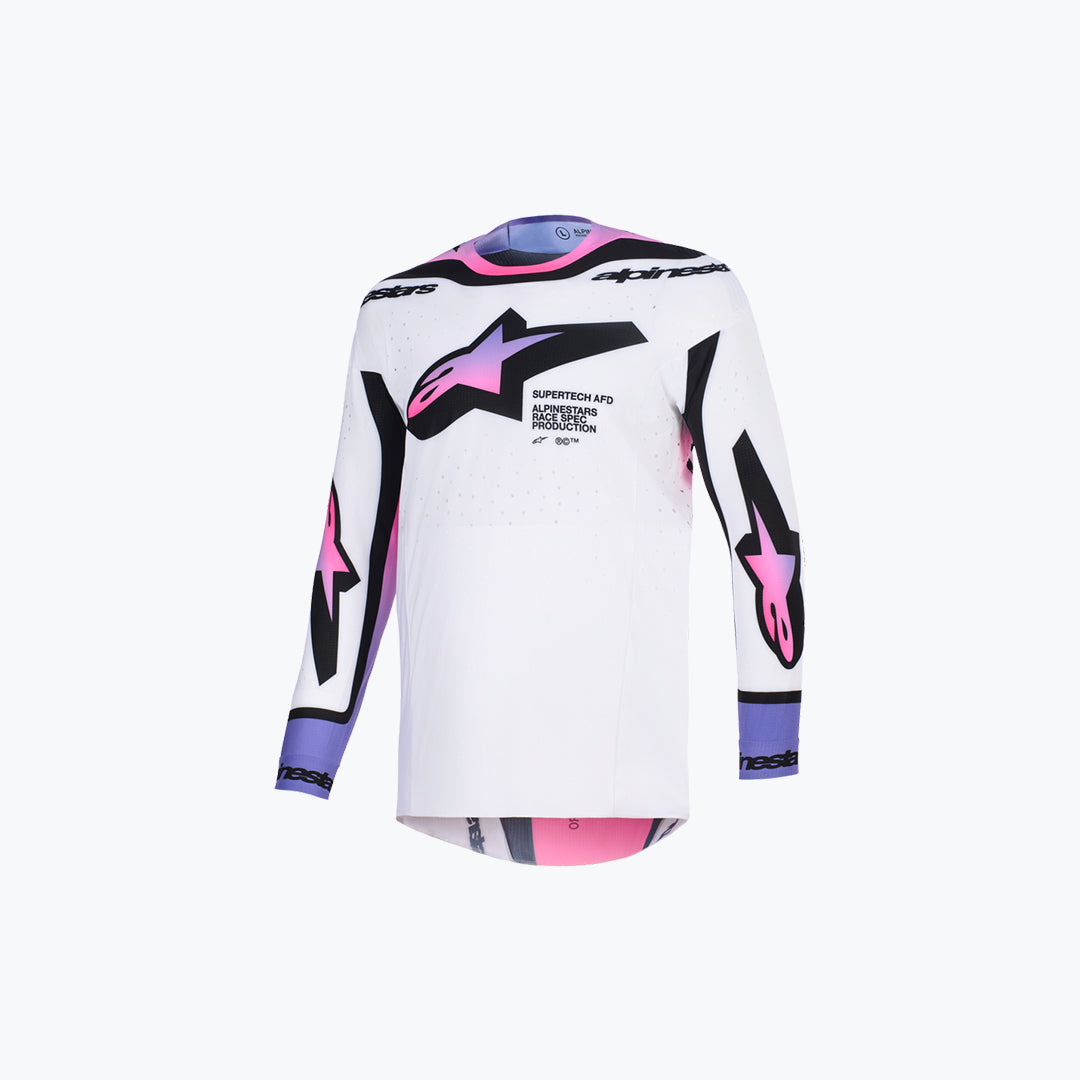 Alpinestars Motocross Jersey Purple/White