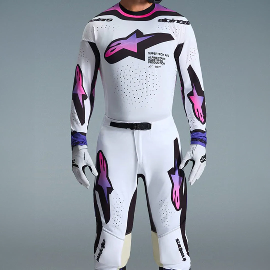 Alpinestars Motocross Jersey Purple/White